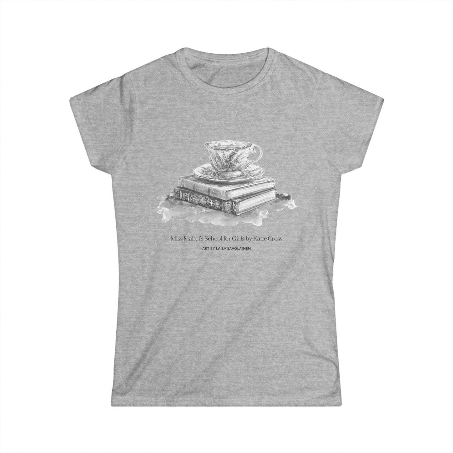 Miss Mabel’s School for Girls, Teacup | Laila Savolainen Illustration | Women's Softstyle Tee