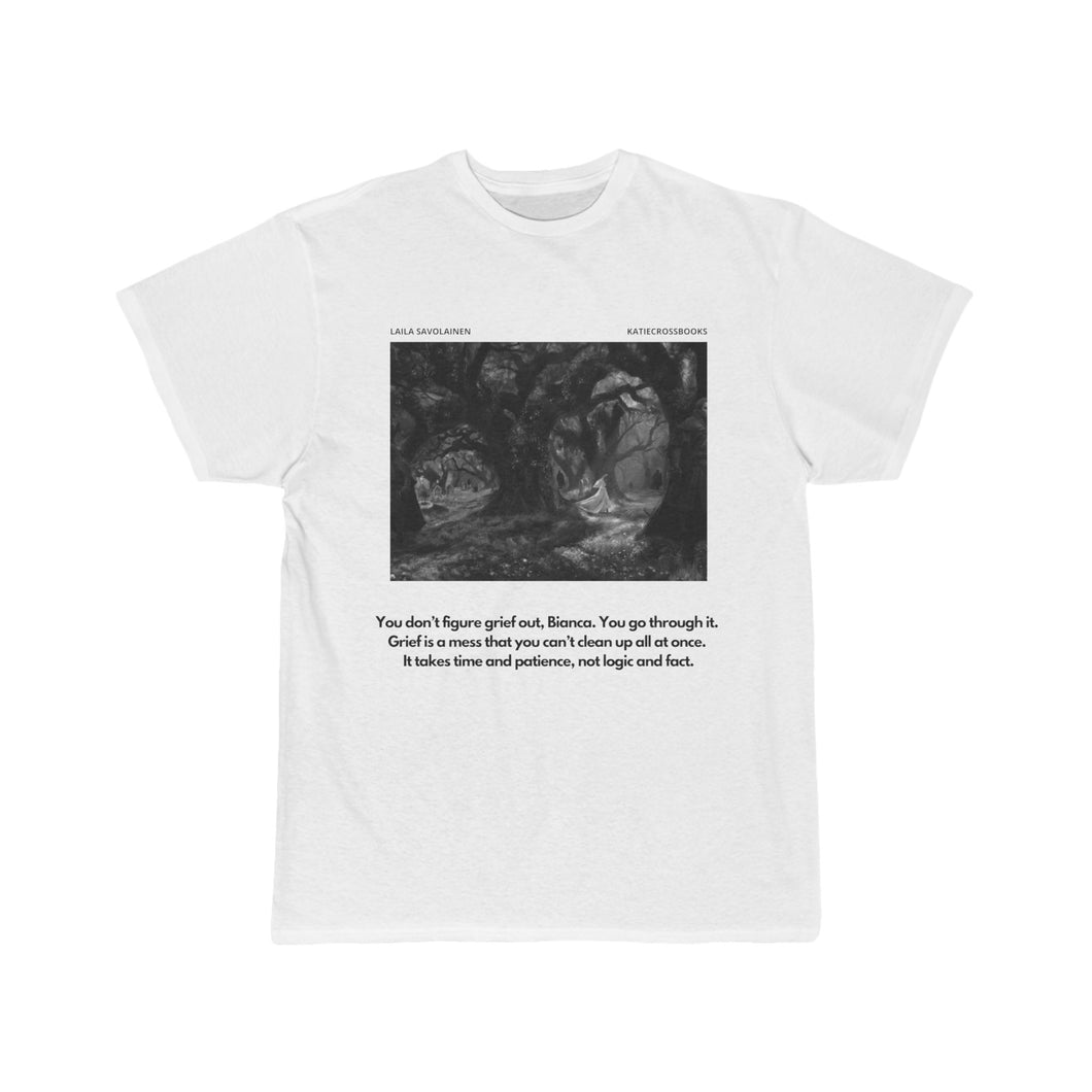 Bianca Monroe Grief Quote | Laila Savolainen Illustration | Men's Short Sleeve Tee