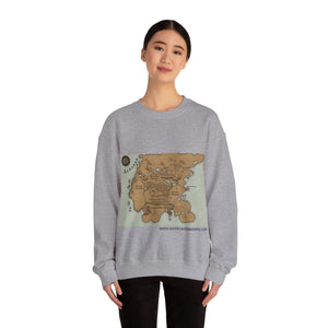 Map of Alkarra | Unisex Heavy Blend™ Crewneck Sweatshirt