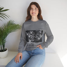 Load image into Gallery viewer, Chaos of Light and Darkness Quote, Butterfly | Laila Savolainen Illustration | Unisex Heavy Blend™ Crewneck Sweatshirt