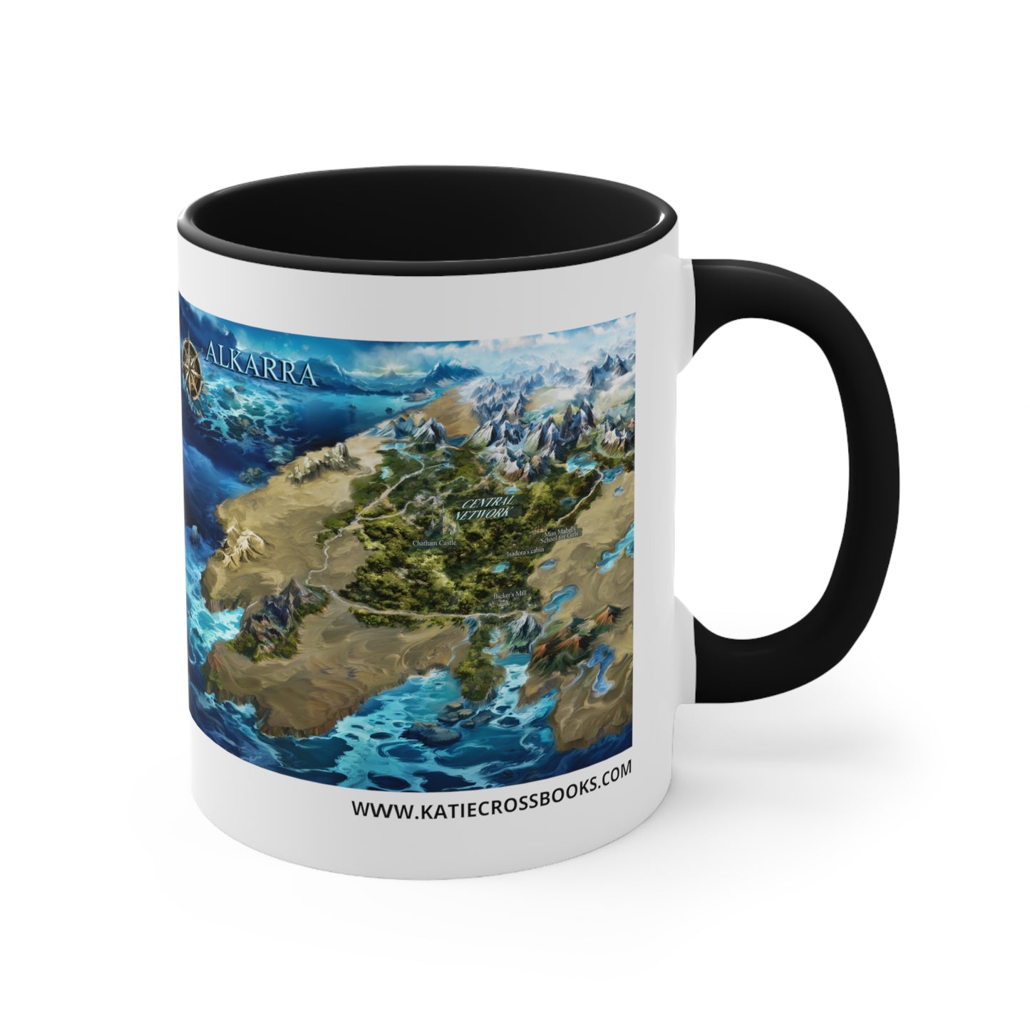 Variant 3D Map of Alkarra | Mug