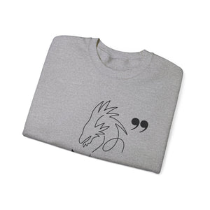 Magic Quote, Dragon | Unisex Heavy Blend™ Crewneck Sweatshirt