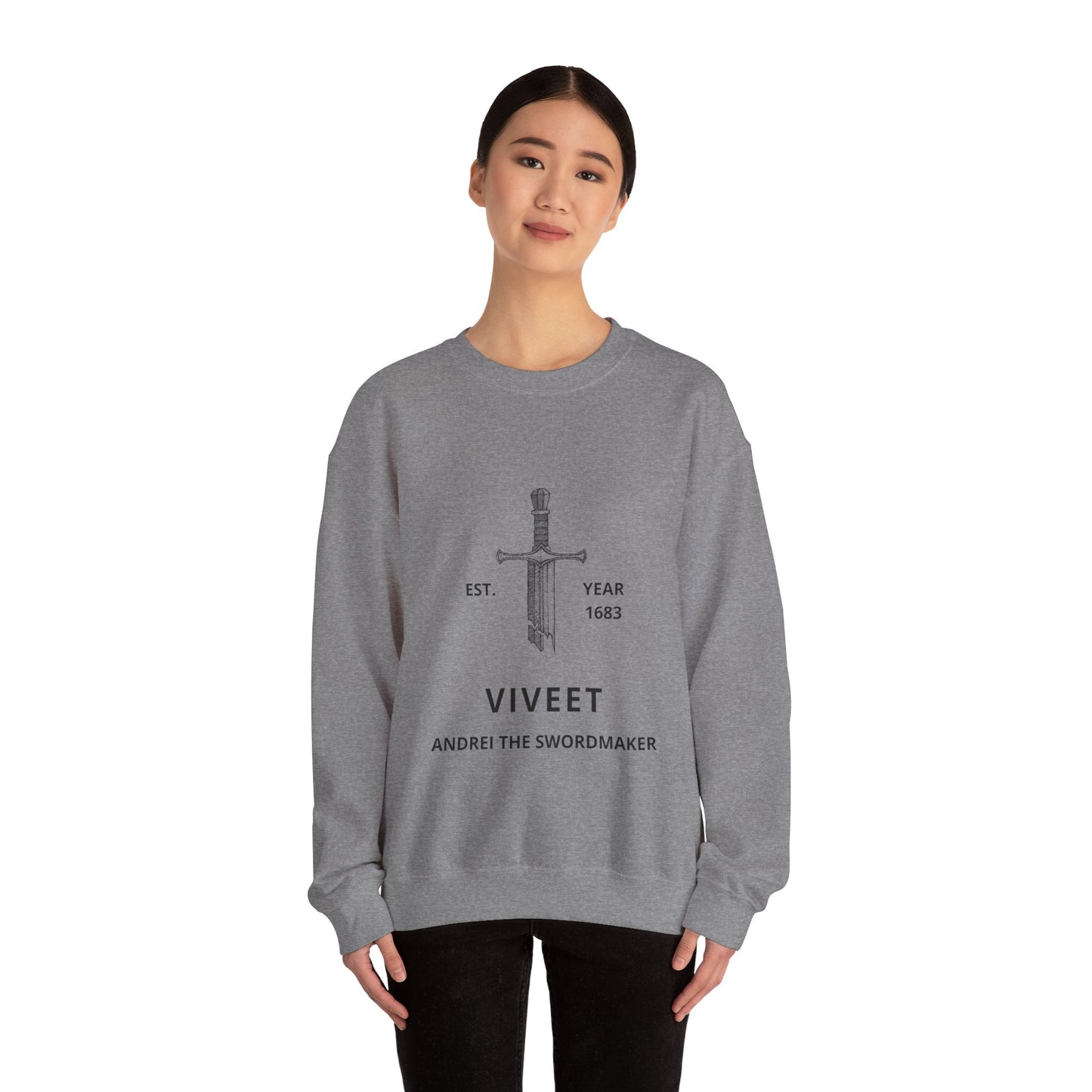 Viveet | The Swordmaker | Unisex Heavy Blend™ Crewneck Sweatshirt