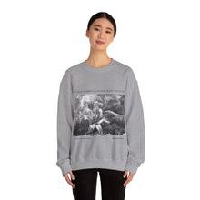 Load image into Gallery viewer, Great Things Quote with Circlus | Laila Savolainen Illustration | Unisex Heavy Blend™ Crewneck Sweatshirt