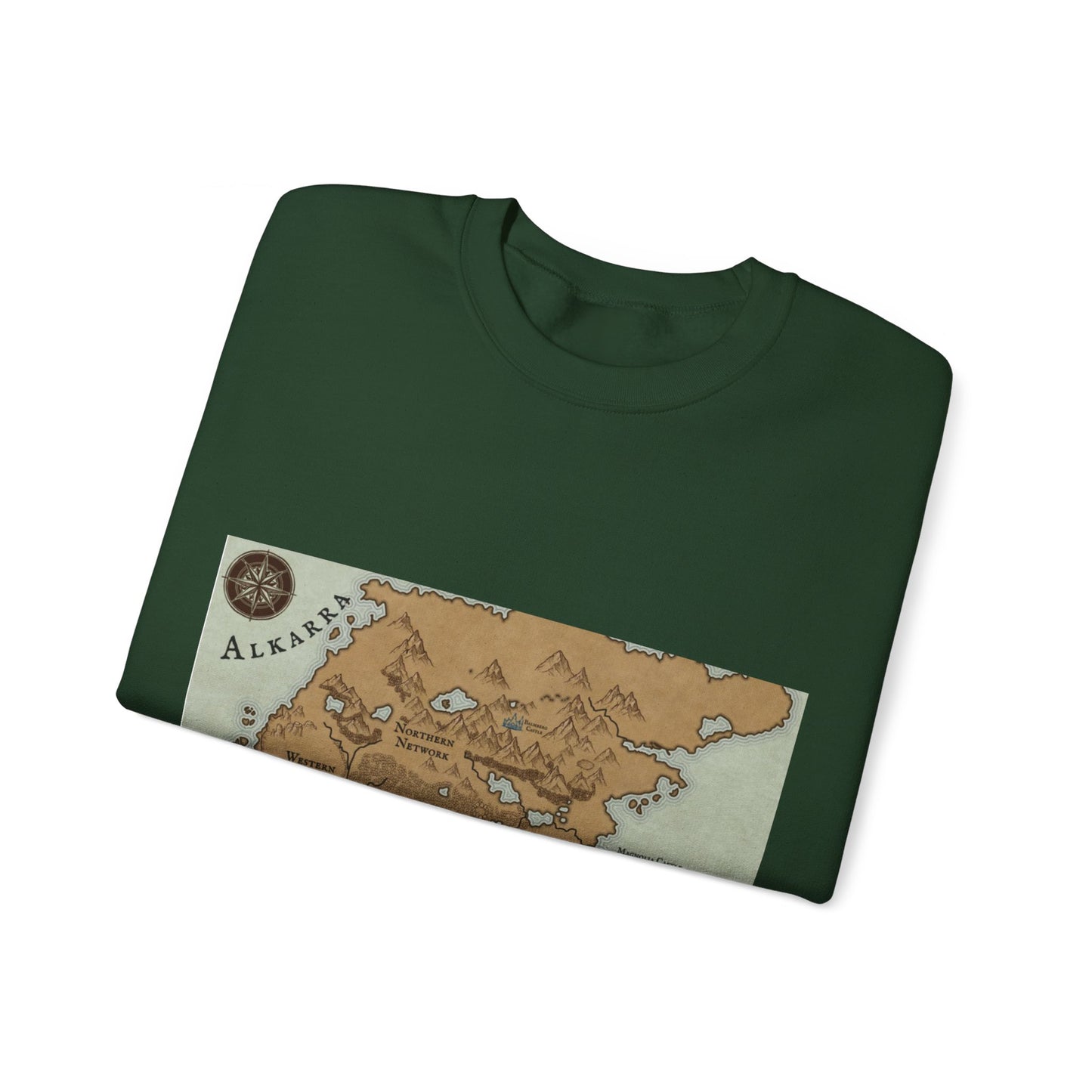 Map of Alkarra | Unisex Heavy Blend™ Crewneck Sweatshirt