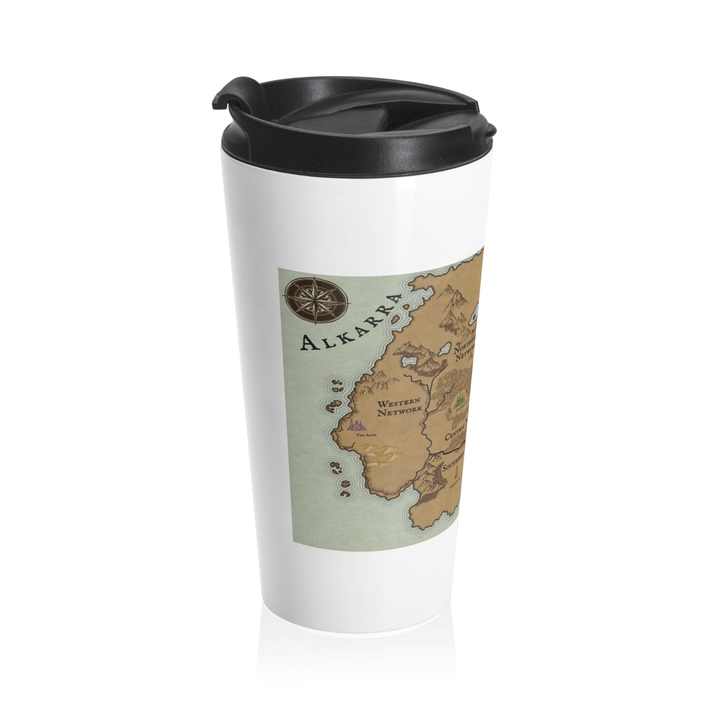 Map of Alkarra | Stainless Steel Travel Mug