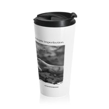 Load image into Gallery viewer, Great Things Quote with Circlus | Laila Savolainen Illustration | Stainless Steel Travel Mug