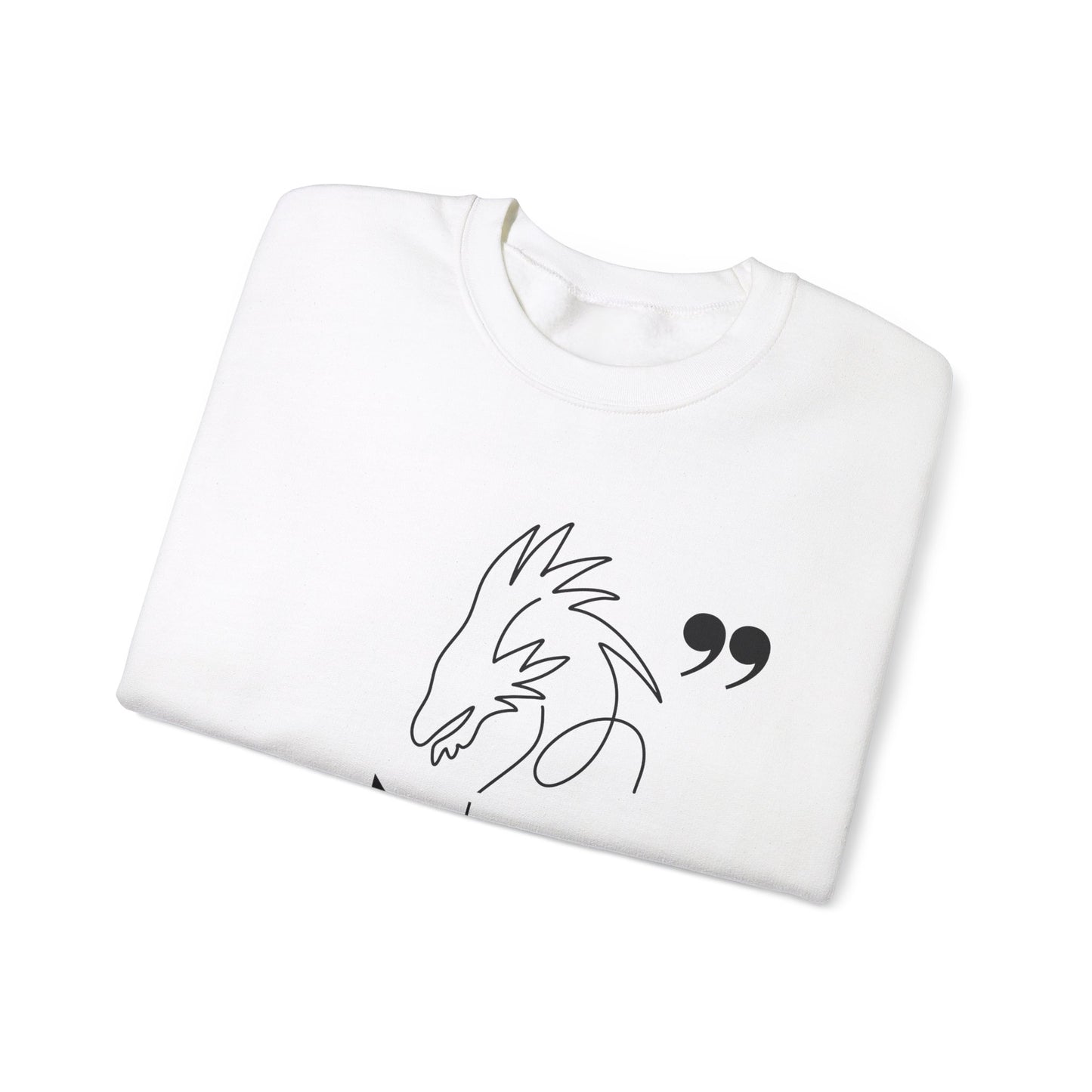 Magic Quote, Dragon | Unisex Heavy Blend™ Crewneck Sweatshirt