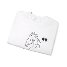 Load image into Gallery viewer, Magic Quote, Dragon | Unisex Heavy Blend™ Crewneck Sweatshirt