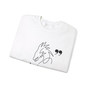 Magic Quote, Dragon | Unisex Heavy Blend™ Crewneck Sweatshirt