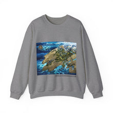 Load image into Gallery viewer, Variant 3D Map of Alkarra | Unisex Heavy Blend™ Crewneck Sweatshirt