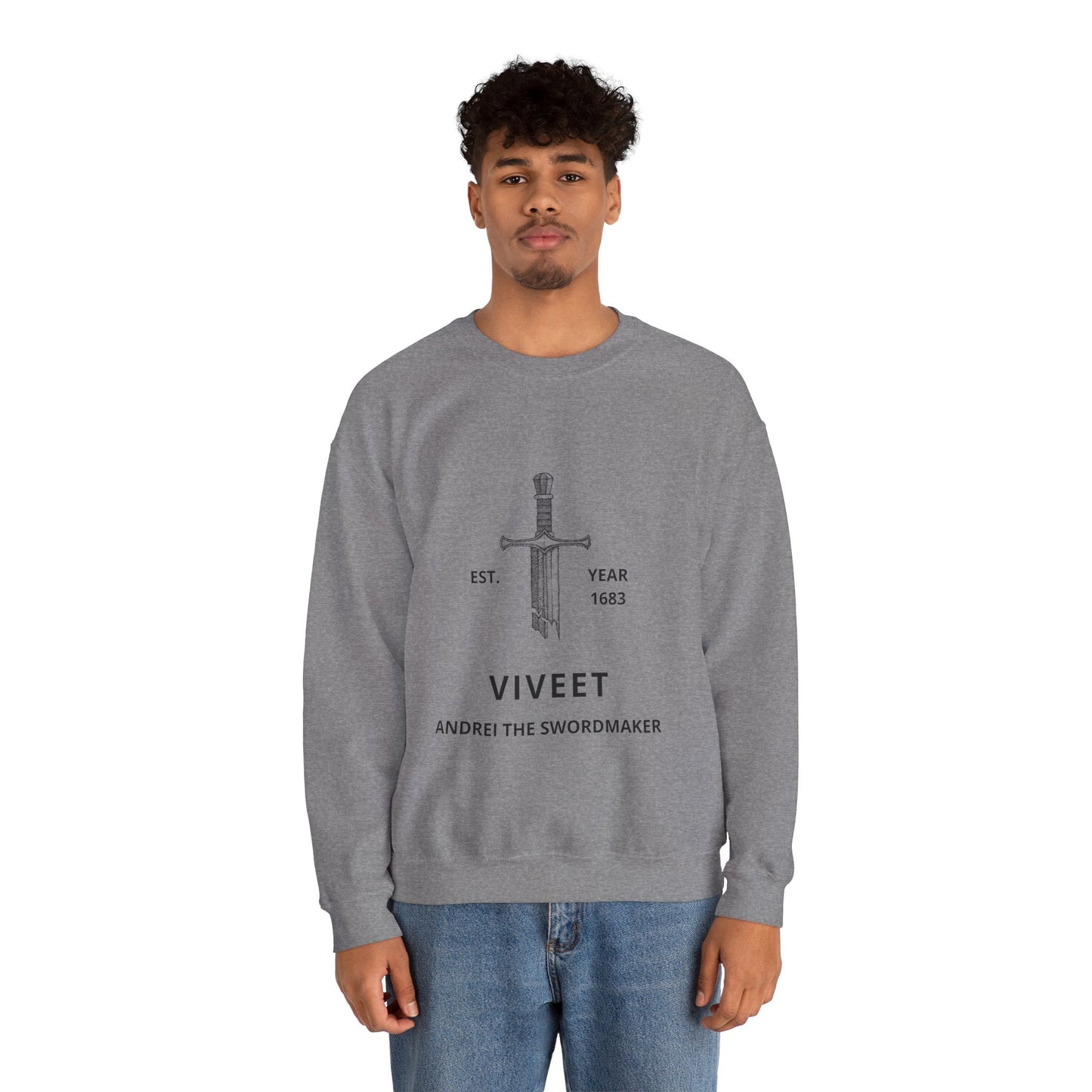 Viveet | The Swordmaker | Unisex Heavy Blend™ Crewneck Sweatshirt