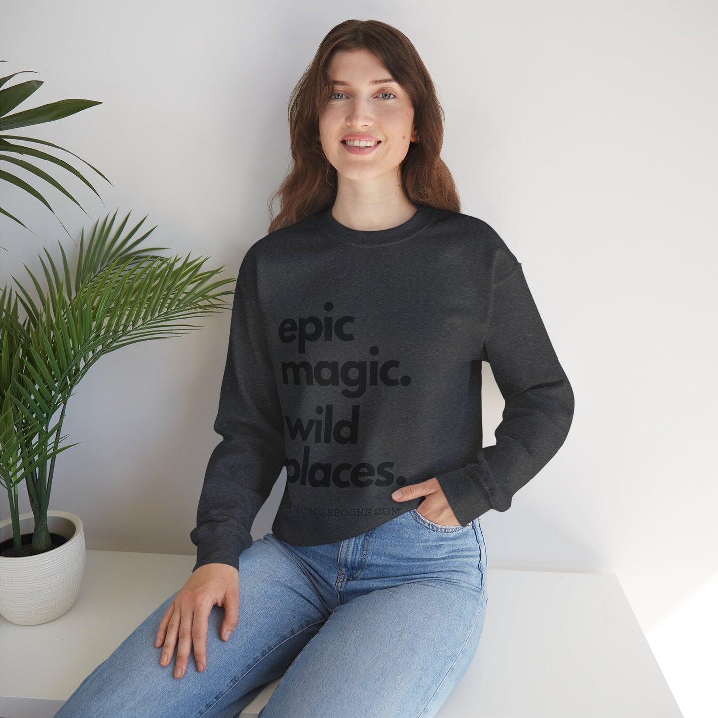 Epic Magic. Wild Places. | Unisex Heavy Blend™ Crewneck Sweatshirt