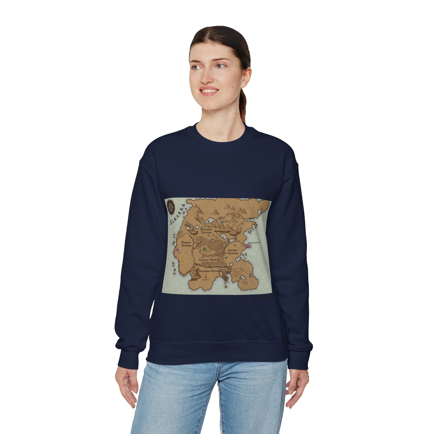 Map of Alkarra | Unisex Heavy Blend™ Crewneck Sweatshirt