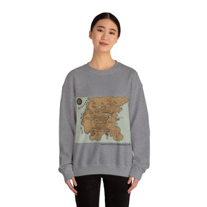 Map of Alkarra | Unisex Heavy Blend™ Crewneck Sweatshirt