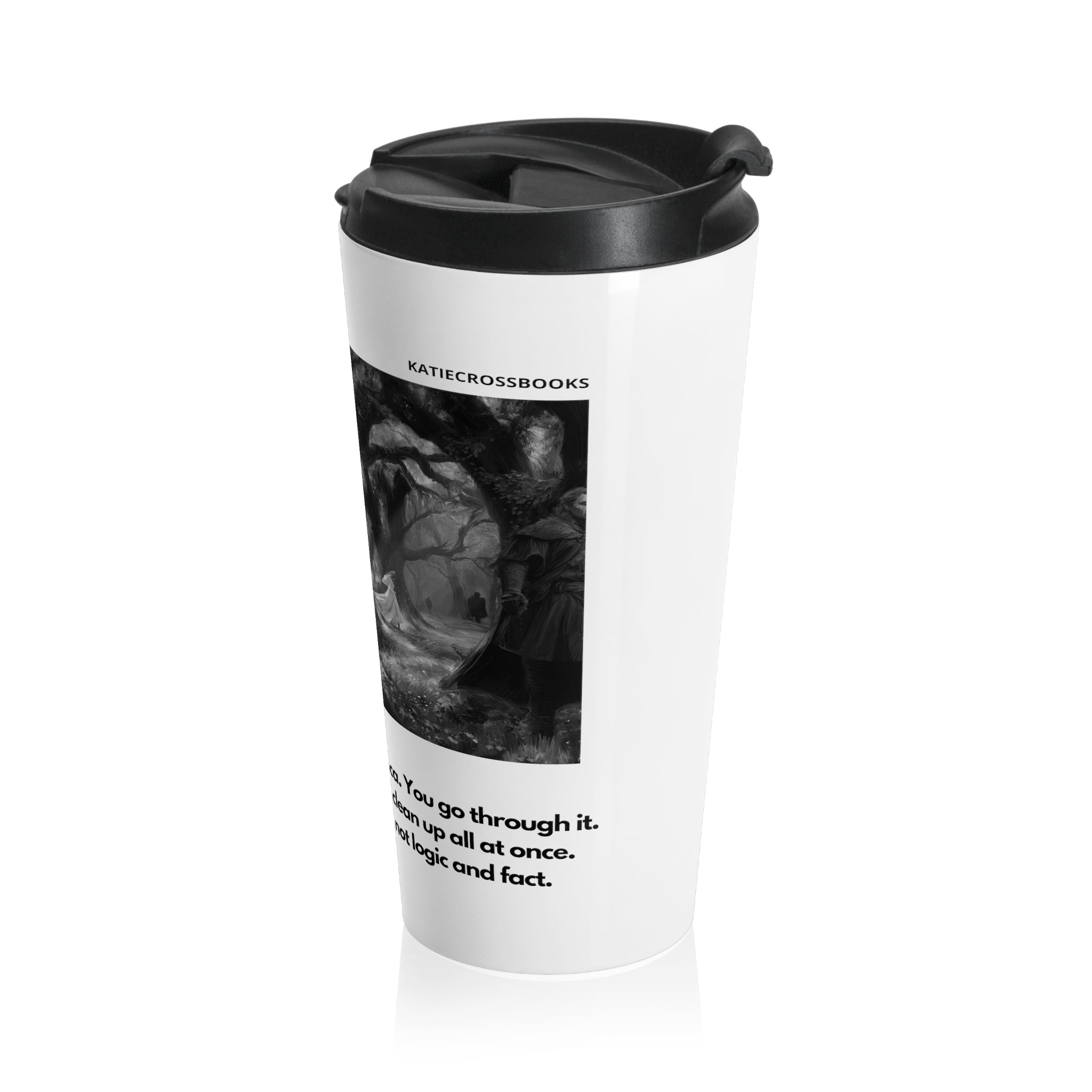 Bianca Monroe Grief Quote | Laila Savolainen Illustration | Stainless Steel  Travel Mug