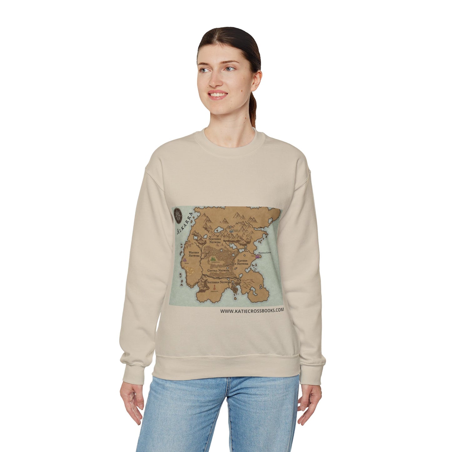 Map of Alkarra | Unisex Heavy Blend™ Crewneck Sweatshirt