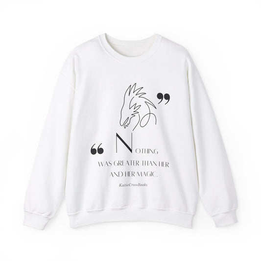 Magic Quote, Dragon | Unisex Heavy Blend™ Crewneck Sweatshirt