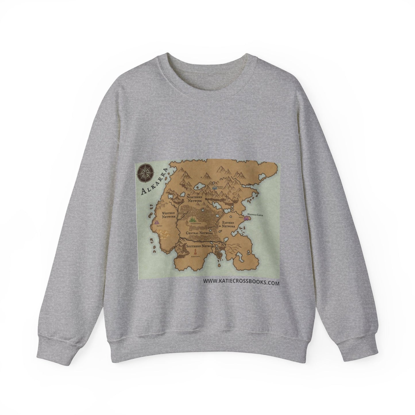 Map of Alkarra | Unisex Heavy Blend™ Crewneck Sweatshirt