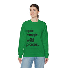 Load image into Gallery viewer, Epic Magic. Wild Places. | Unisex Heavy Blend™ Crewneck Sweatshirt