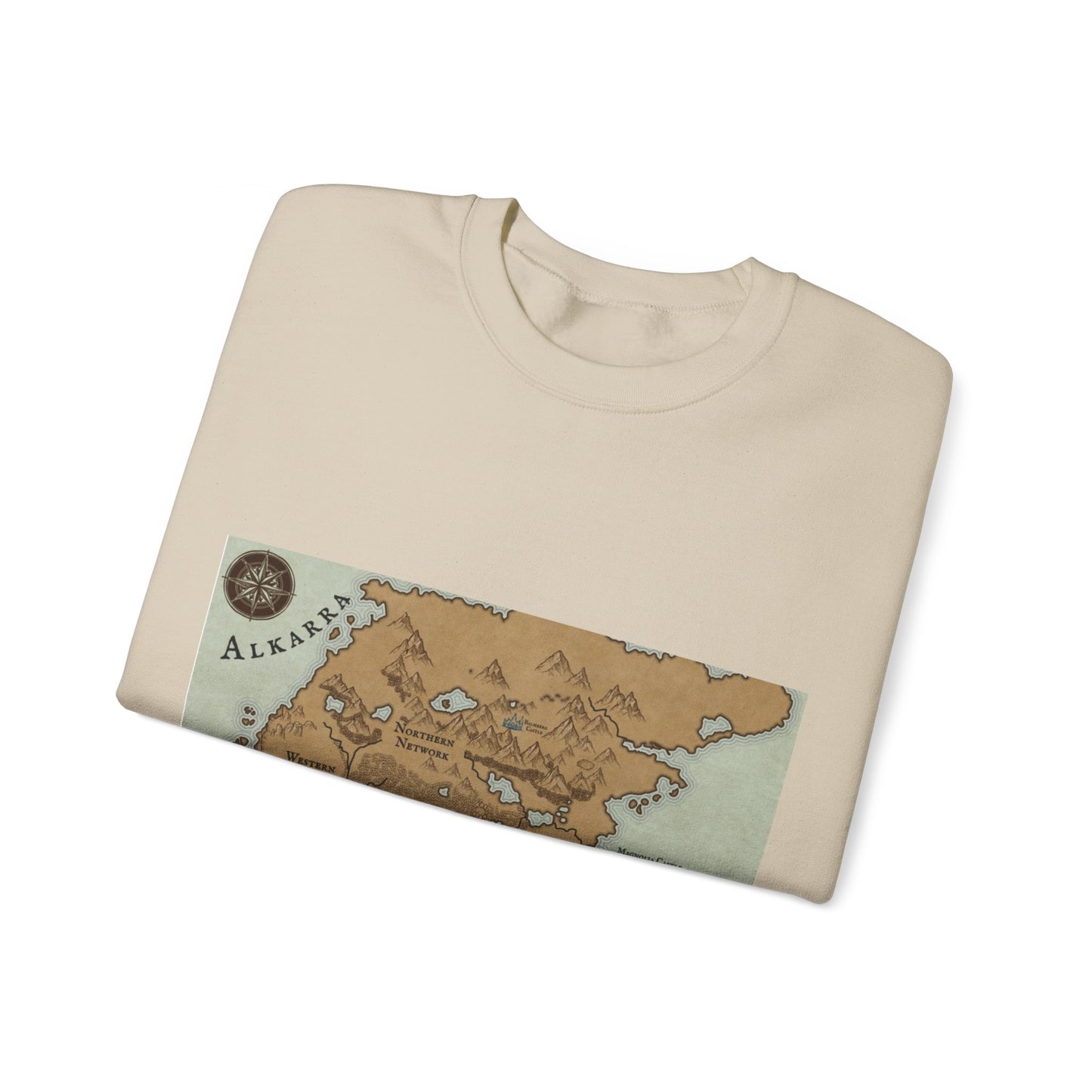 Map of Alkarra | Unisex Heavy Blend™ Crewneck Sweatshirt