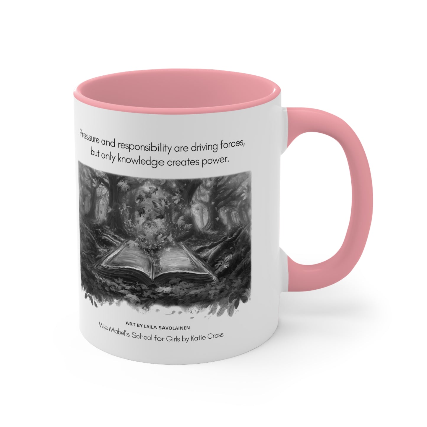 Knowledge Creates Power Quote | Laila Savolainen Illustration | Mug