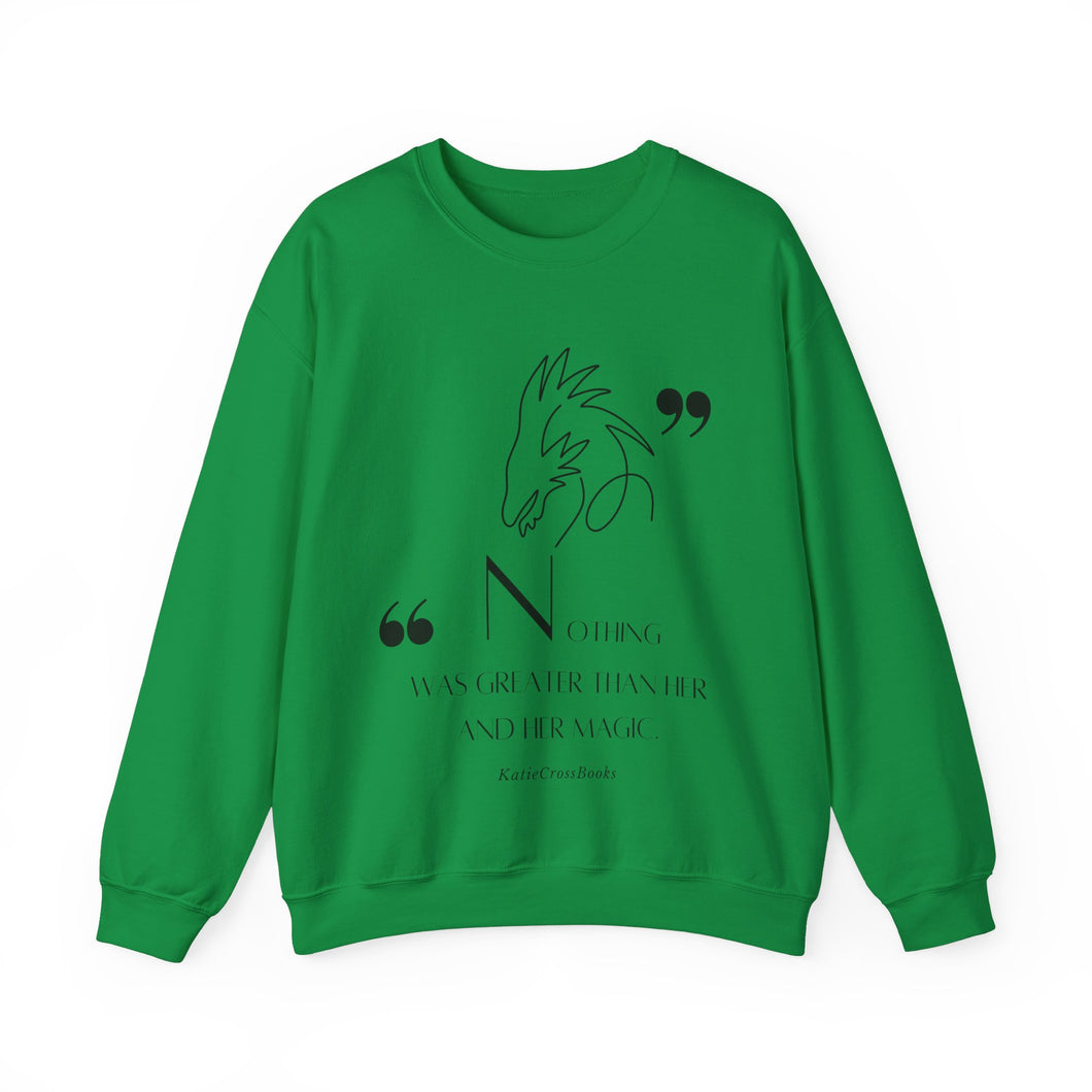 Magic Quote, Dragon | Unisex Heavy Blend™ Crewneck Sweatshirt