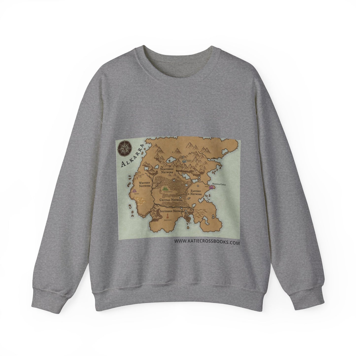 Map of Alkarra | Unisex Heavy Blend™ Crewneck Sweatshirt