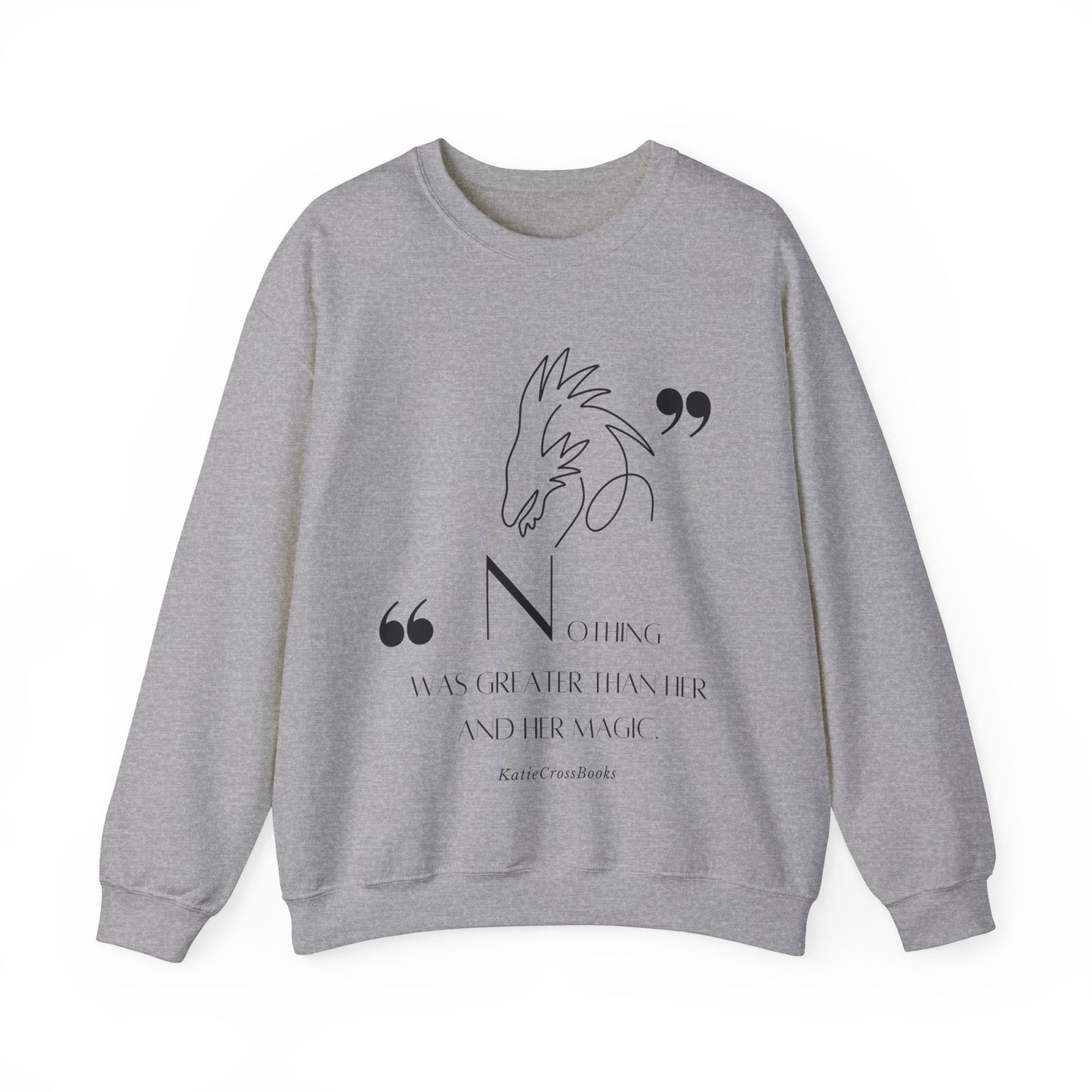 Magic Quote, Dragon | Unisex Heavy Blend™ Crewneck Sweatshirt