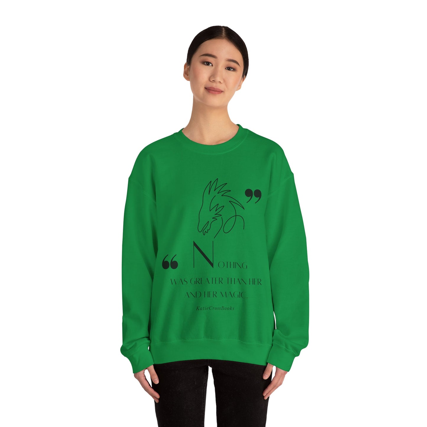 Magic Quote, Dragon | Unisex Heavy Blend™ Crewneck Sweatshirt