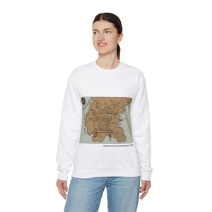 Map of Alkarra | Unisex Heavy Blend™ Crewneck Sweatshirt