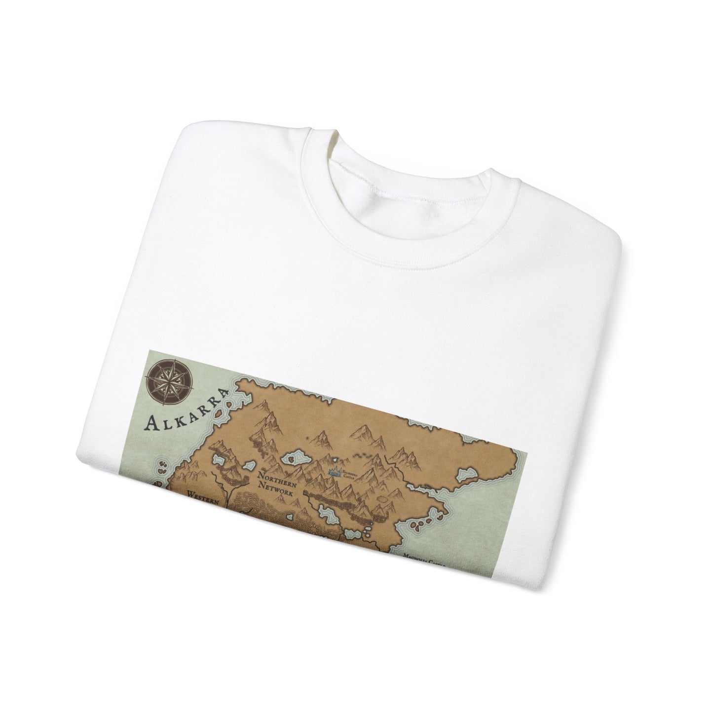 Map of Alkarra | Unisex Heavy Blend™ Crewneck Sweatshirt