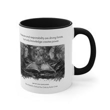 Load image into Gallery viewer, Knowledge Creates Power Quote | Laila Savolainen Illustration | Mug