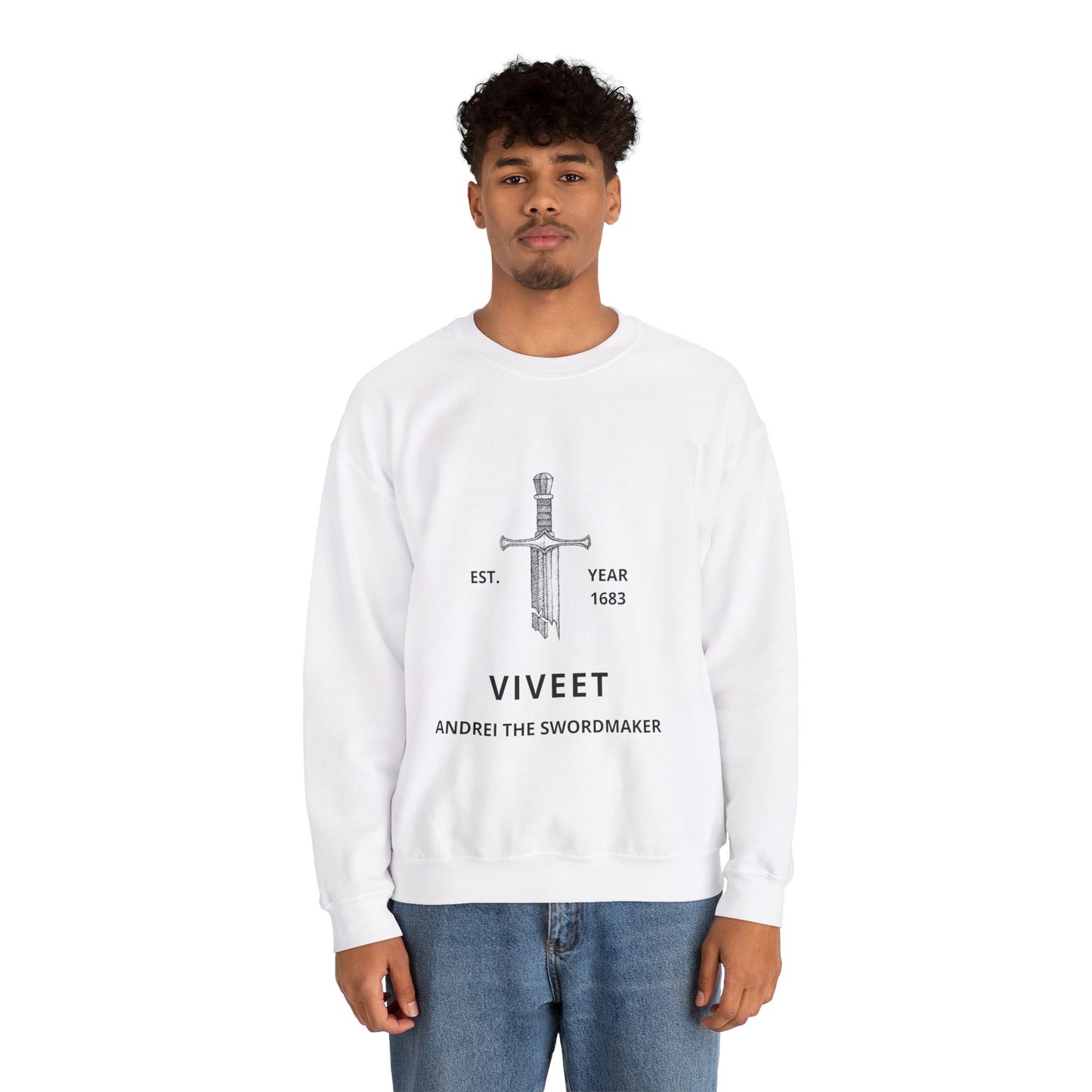 Viveet | The Swordmaker | Unisex Heavy Blend™ Crewneck Sweatshirt