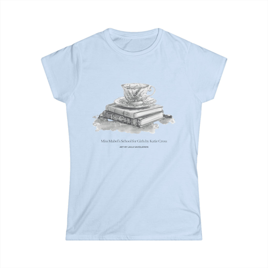 Miss Mabel’s School for Girls, Teacup | Laila Savolainen Illustration | Women's Softstyle Tee