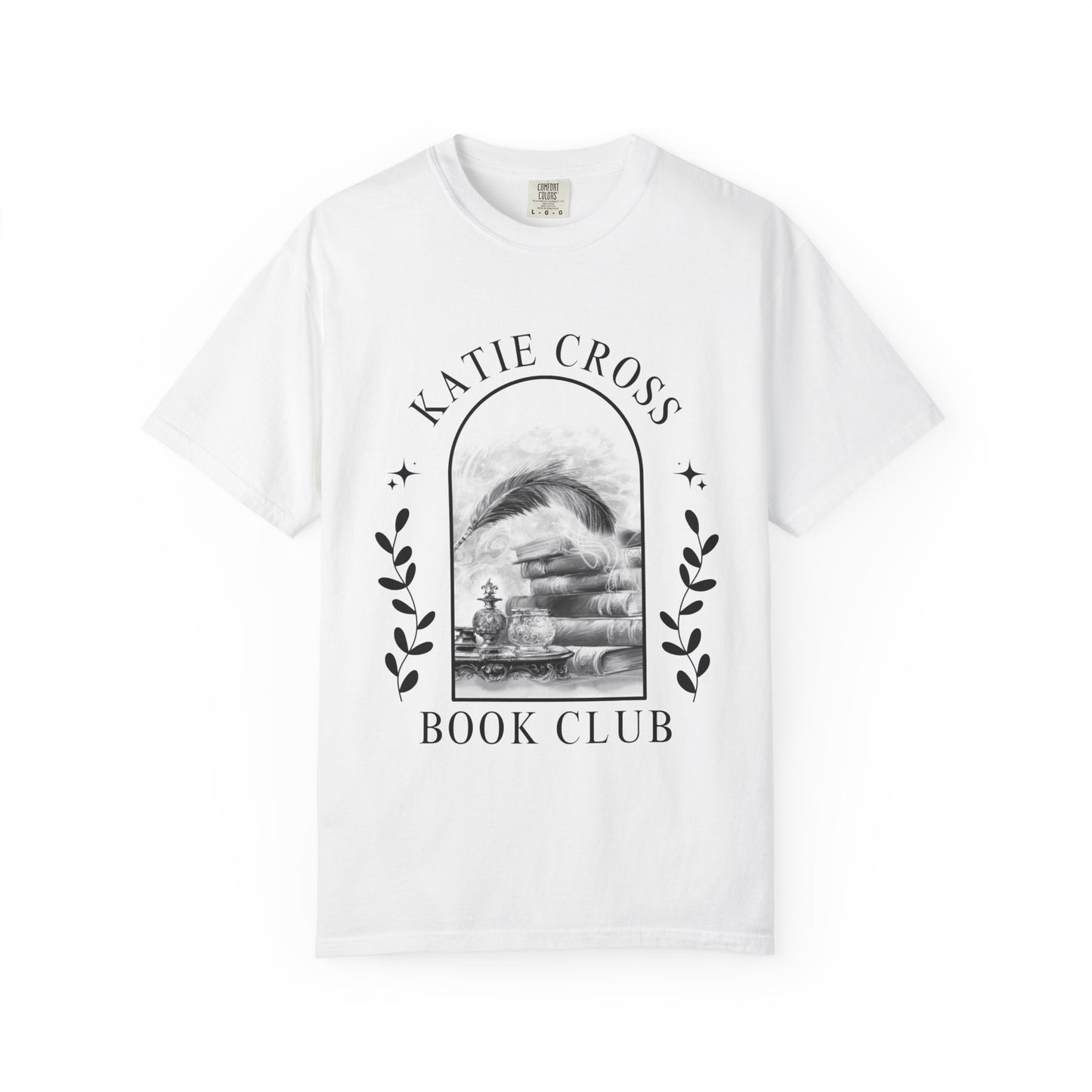 Katie Cross Book Club Unisex T-shirt - Design by Laila Savolainen