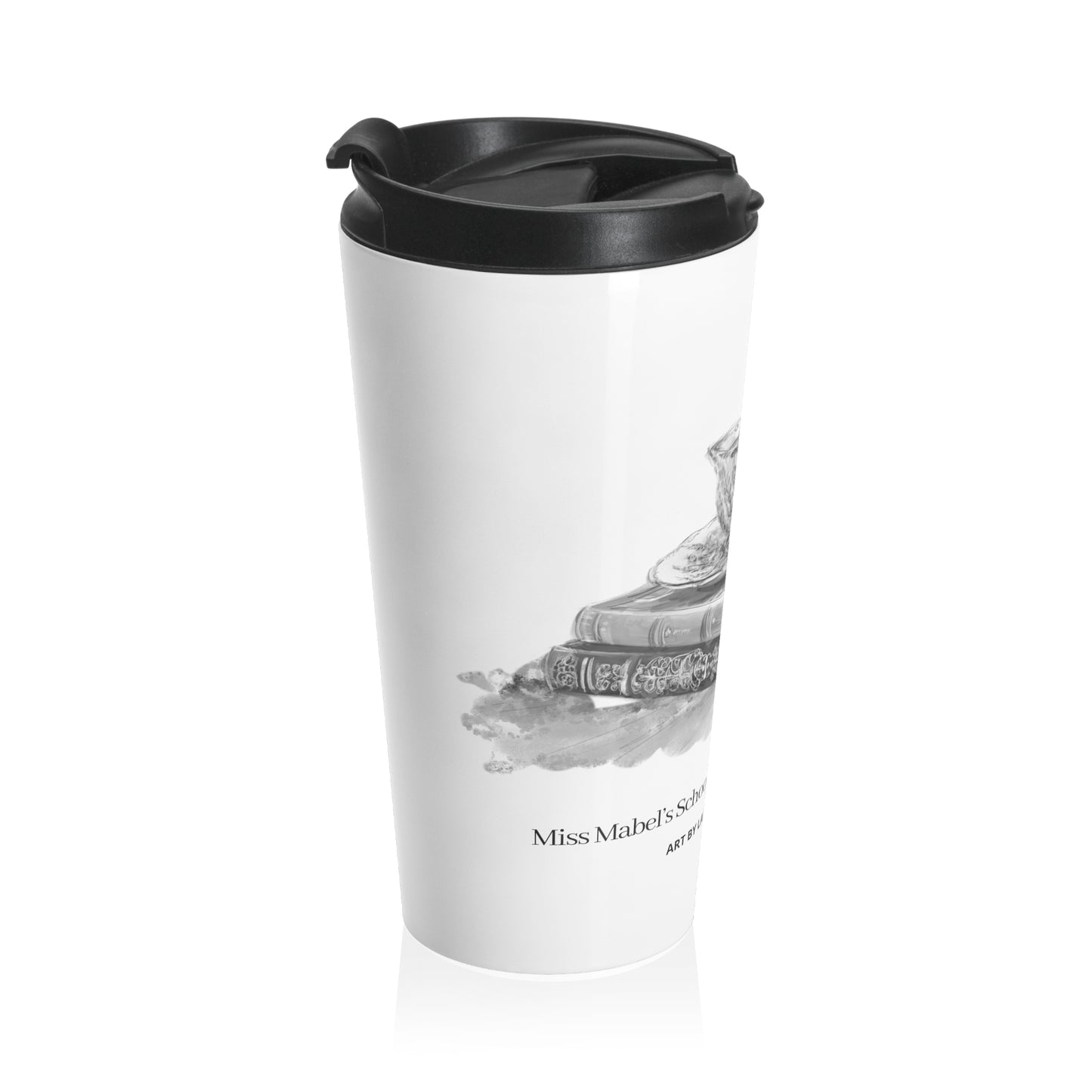 Miss Mabel's School for Girls Teacup | Laila Savolainen Illustration | Stainless Steel Travel Mug