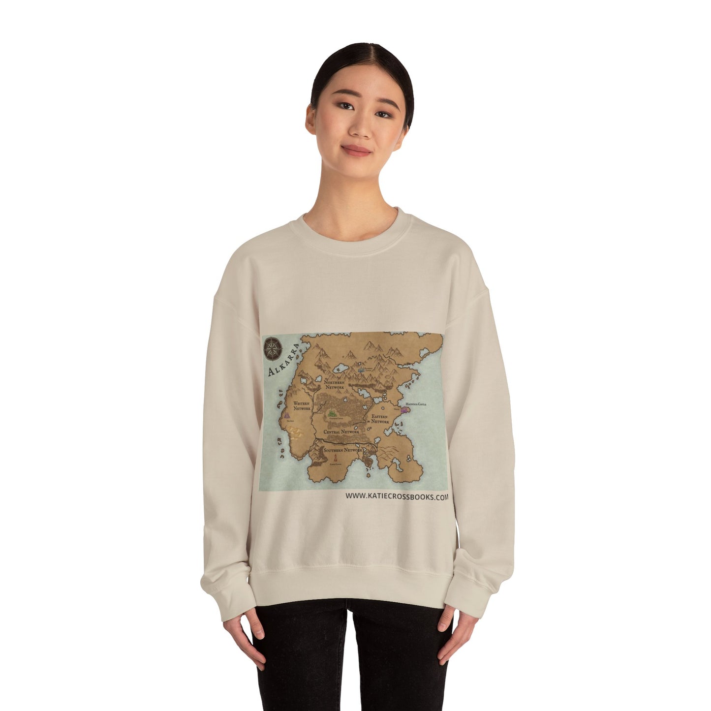 Map of Alkarra | Unisex Heavy Blend™ Crewneck Sweatshirt