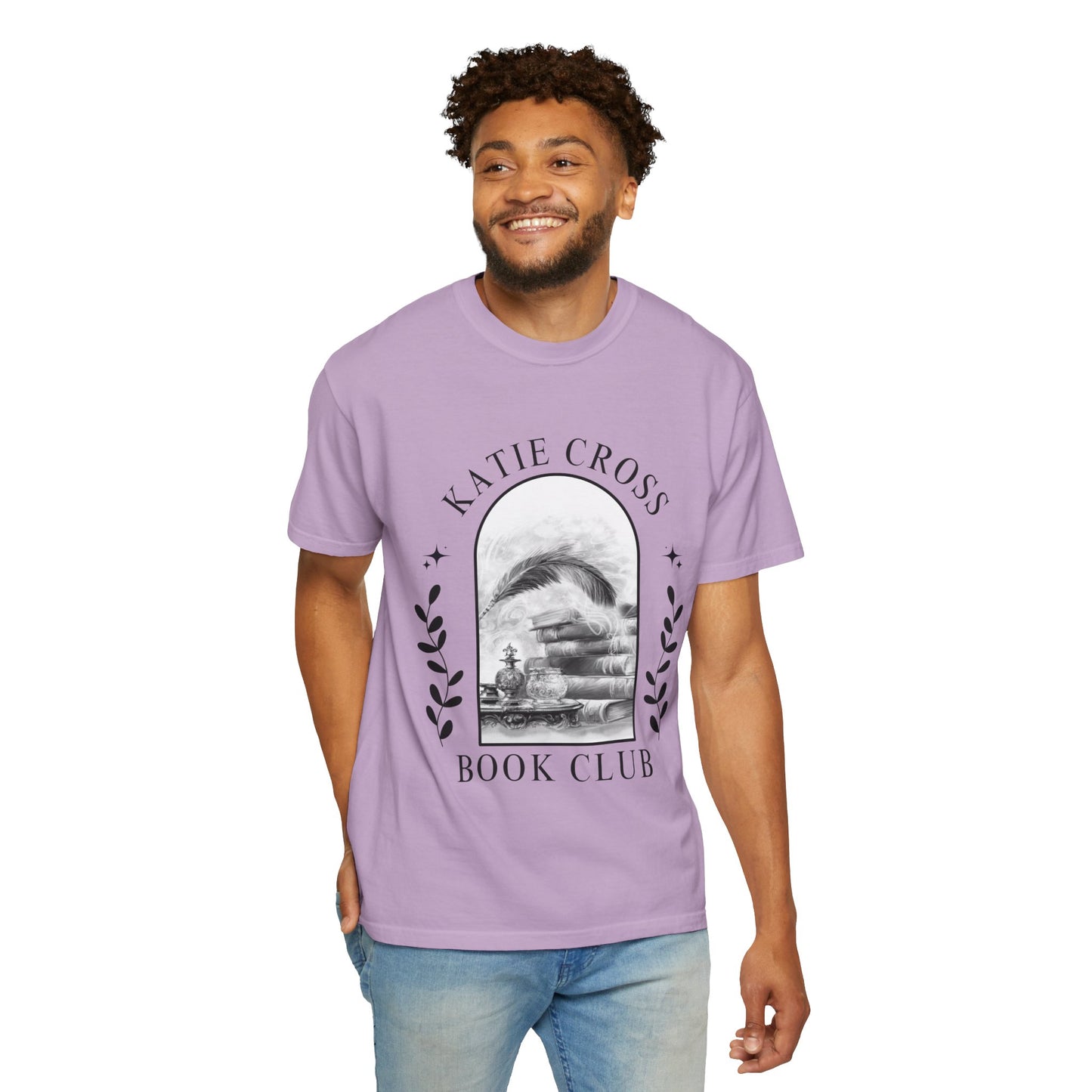 Katie Cross Book Club Unisex T-shirt - Design by Laila Savolainen