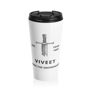 Viveet | Andrei the Swordmaker | Stainless Steel Travel Mug