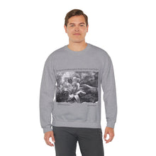 Load image into Gallery viewer, Great Things Quote with Circlus | Laila Savolainen Illustration | Unisex Heavy Blend™ Crewneck Sweatshirt