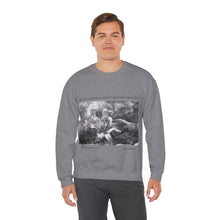 Load image into Gallery viewer, Great Things Quote with Circlus | Laila Savolainen Illustration | Unisex Heavy Blend™ Crewneck Sweatshirt