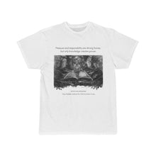 Load image into Gallery viewer, Knowledge Creates Power Quote | Laila Savolainen Illustration | Men&#39;s Short Sleeve Tee