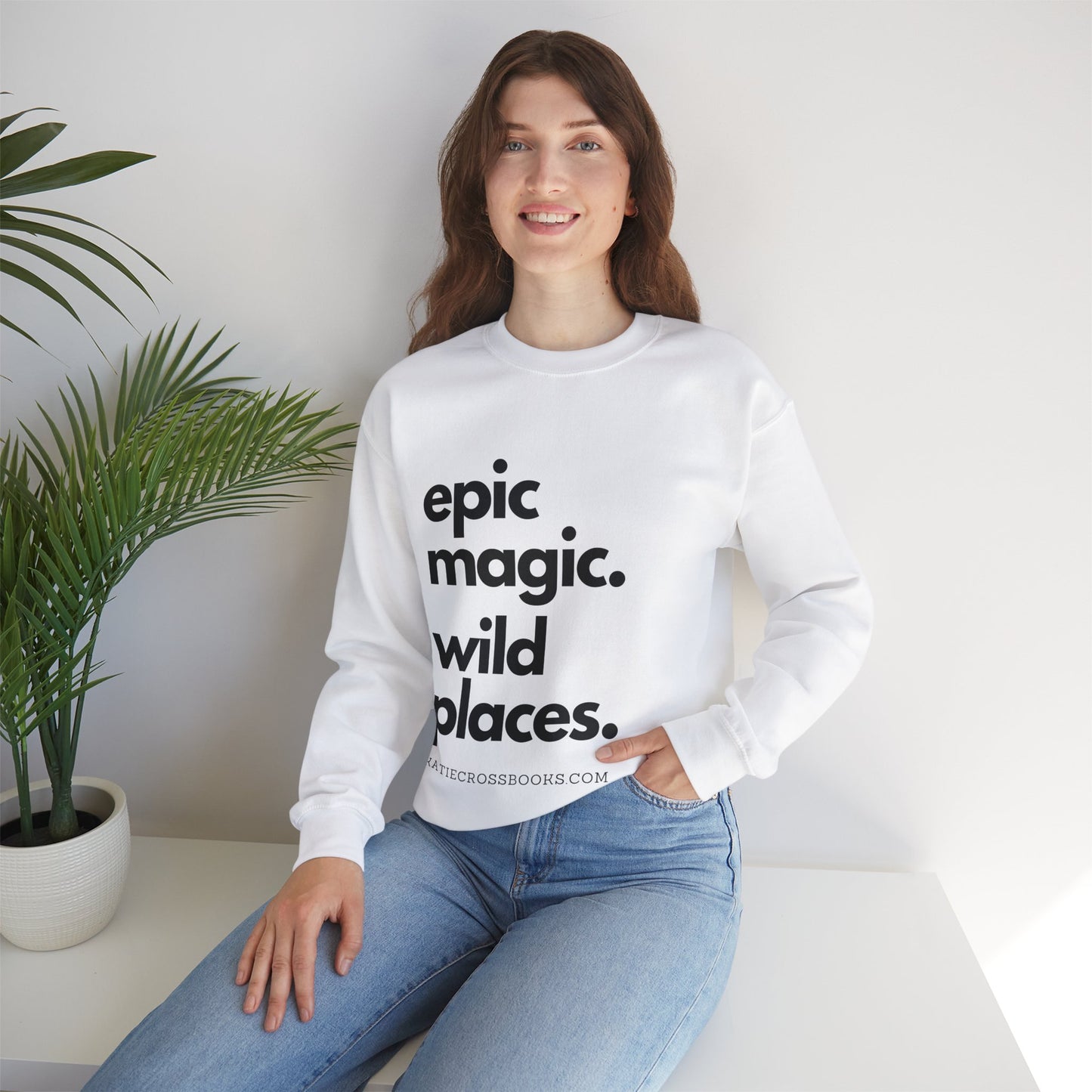 Epic Magic. Wild Places. | Unisex Heavy Blend™ Crewneck Sweatshirt