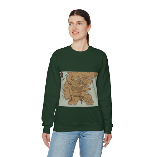 Map of Alkarra | Unisex Heavy Blend™ Crewneck Sweatshirt