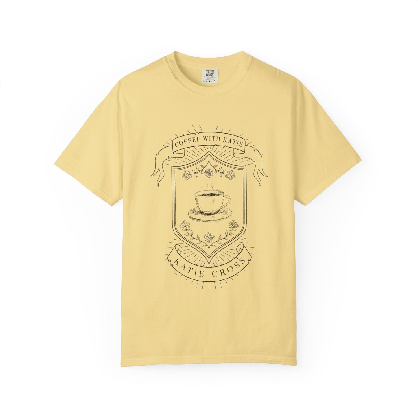 Coffee With Katie Unisex T-shirt - Miss Mabel's Kickstarter Design Variant
