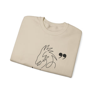 Magic Quote, Dragon | Unisex Heavy Blend™ Crewneck Sweatshirt