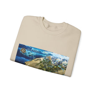 Variant 3D Map of Alkarra | Unisex Heavy Blend™ Crewneck Sweatshirt