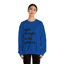 Load image into Gallery viewer, Epic Magic. Wild Places. | Unisex Heavy Blend™ Crewneck Sweatshirt