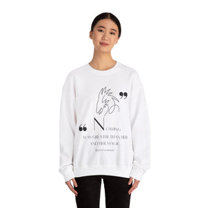 Magic Quote, Dragon | Unisex Heavy Blend™ Crewneck Sweatshirt